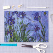 Monet - Lila Irises Tissuepapier (Craft)