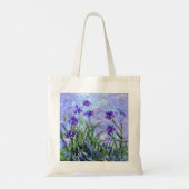 Monet Lila Irises Tote Bag (Achterkant)