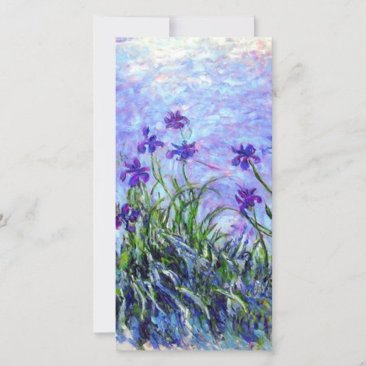 Monet Lila Iriskkaart (Voorkant)