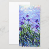 Monet Lila Iriskkaart (Voorkant / Achterkant)