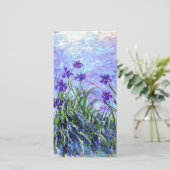 Monet Lila Iriskkaart (Staand voorkant)
