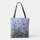 Monet Lila Irisse Canvas tas (Achterkant)