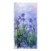Monet Lila Irisse Print Foto Afdruk (Voorkant)