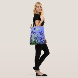 Monet - Lila Irissen, beroemd schilderij, Tote Bag