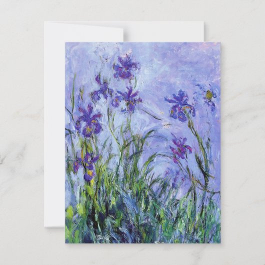 Monet Lila uitnodigingen tot het indienen van voor (Voorkant)