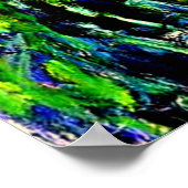 Monet - Lilacs en Irises Poster (Hoek)