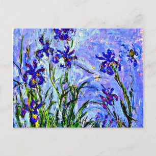 Monet - Lilacs Iriss, beroemd schilderij, Briefkaart