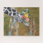 Monet Lily Pond en Giraffe Compilation Legpuzzel (Horizontaal)