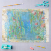 ** Monet Lily Pond Floral  ontkoppeling AR23   Tissuepapier (Craft)