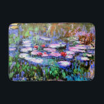 Monet - Los Nenufares (waterlelies) Badmat<br><div class="desc">Los Nenufares,  beroemd kunstschilderij van de Franse impressionistische kunstenaar Claude Monet</div>