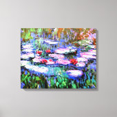 Monet - Los Nenufares (waterlelies) Canvas Afdruk (Voorkant)