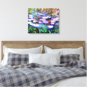 Monet - Los Nenufares (waterlelies) Canvas Afdruk (Insitu (Slaapkamer))