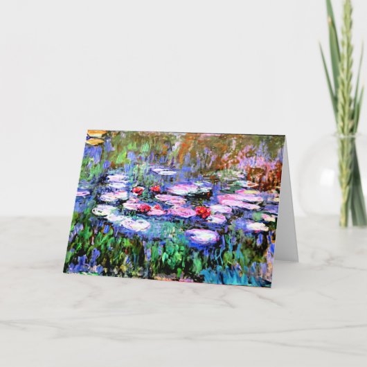 Monet - Los Nenufares (waterlelies) Kaart (Voorkant)