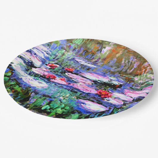 Monet - Los Nenufares (waterlelies) Papieren Bordje (Gekanteld)