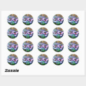 Monet - Los Nenufares (waterlelies) Ronde Sticker (Vel)