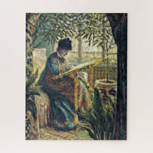Monet - Madame Monet Embroidering Legpuzzel