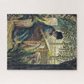 Monet - Madame Monet Embroidering Legpuzzel (Horizontaal)