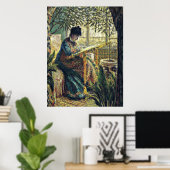 Monet - Madame Monet Embroidering Poster (Thuiskantoor)