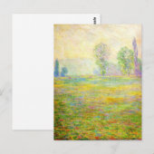 Monet Meadows op het Briefkaart Giverny (Voorkant / Achterkant)