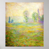 Monet Meadows op het Poster Giverny (Voorkant)