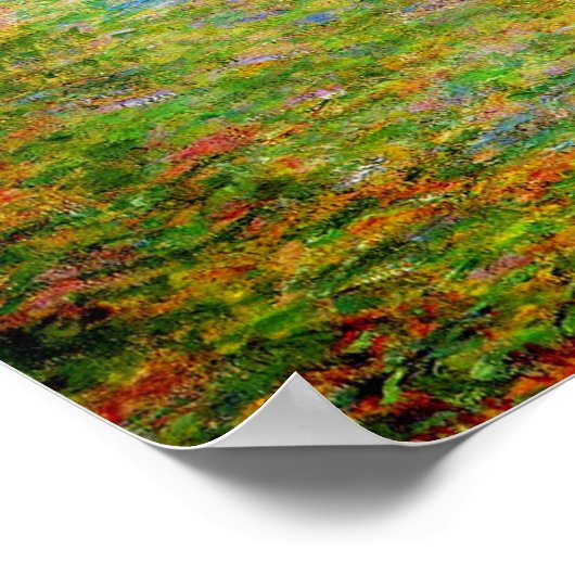 Monet Meadows op het Poster Giverny (Hoek)
