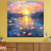 Monet meesterwerken canvas afdruk (Insitu (Woonkamer))