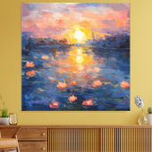 Monet meesterwerken canvas afdruk (Insitu (Woonkamer))
