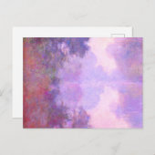 Monet - Misty Morning op de Seine Briefkaart (Voorkant / Achterkant)