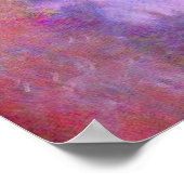 Monet - Misty Morning op de zegen Poster (Hoek)