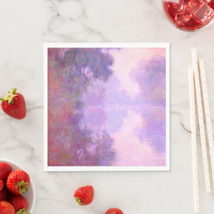 Monet - Misty Morning op de zegen Servet