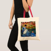 Monet moeder en kind in de tuin tote bag (Voorkant (product))