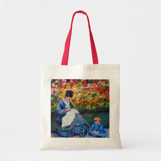 Monet moeder en kind in de tuin tote bag (Voorkant)