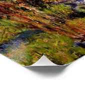 Monet - Monet's tuin in Vetheuil Perfect Poster (Hoek)