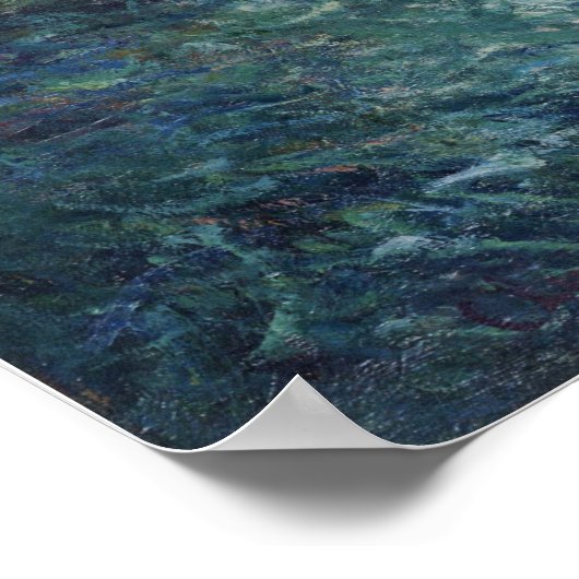 Monet - morgen over de zegen poster (Hoek)