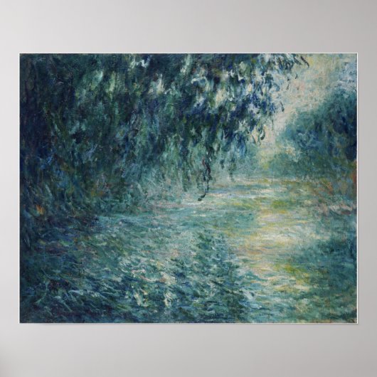 Monet - morgen over de zegen poster (Voorkant)