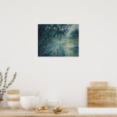 Monet - morgen over de zegen poster (Keuken)