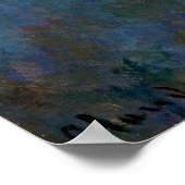 Monet, Morning op de Seine, bij Giverny Poster (Hoek)