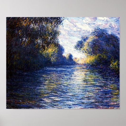 Monet Morning op de Seine Fine Art Print (Voorkant)
