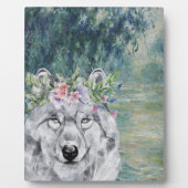Monet Morning Seine en Gray Wolf Fotoplaat (Voorkant)