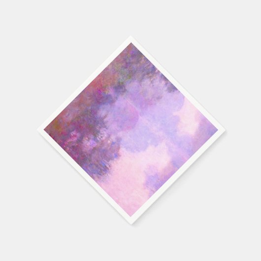 Monet - Nevelige ochtend op de Seine Servet (Hoek)