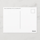 Monet - Noorwegen, het dorp Sandviken in de sneeuw Briefkaart (Achterkant)