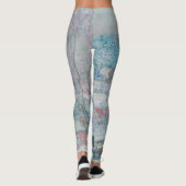 Monet - Noorwegen, het dorp Sandviken in de sneeuw Leggings (Achterkant)