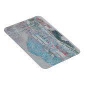 Monet - Noorwegen, het dorp Sandviken in de sneeuw Magneet (Rechterzijde)