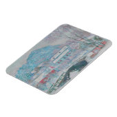 Monet - Noorwegen, het dorp Sandviken in de sneeuw Magneet (Linkerzijde)