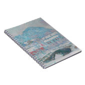 Monet - Noorwegen, het dorp Sandviken in de sneeuw Notitieboek (Rechterzijde)