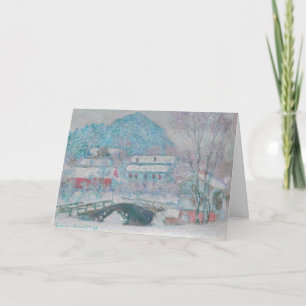 Monet - Noorwegen, Sandviken Village in de sneeuw Kaart