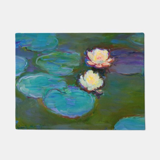 Monet Nympheas (1897-1898) Fine Art Deurmat (Voorkant)