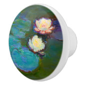Monet Nympheas (1897-1898) Fine Art Keramische Knop (Rechts)