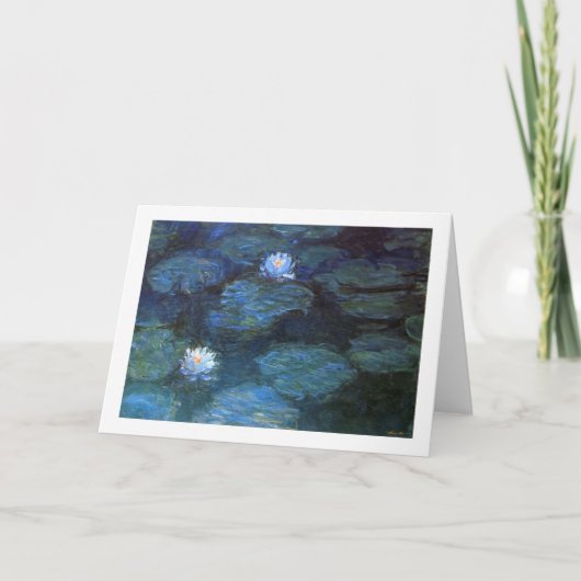 Monet Nympheas Greeting Card Kaart (Voorkant)