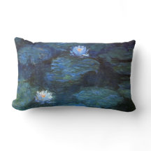 Monet Nympheas Lumbar Pillow